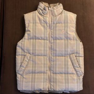 NEW! David Bitton Buffalo Plaid Puffer Vest